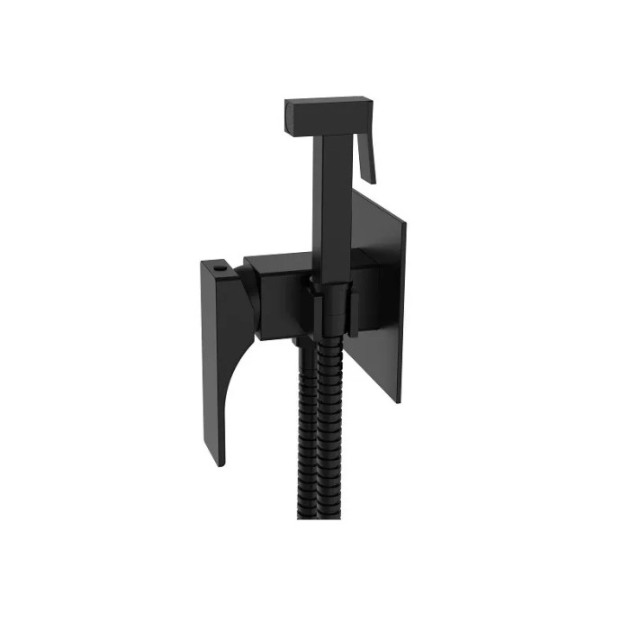 Смеситель для гигиенического душа Koer KB-23010-05 Черный матовый (KR3497)