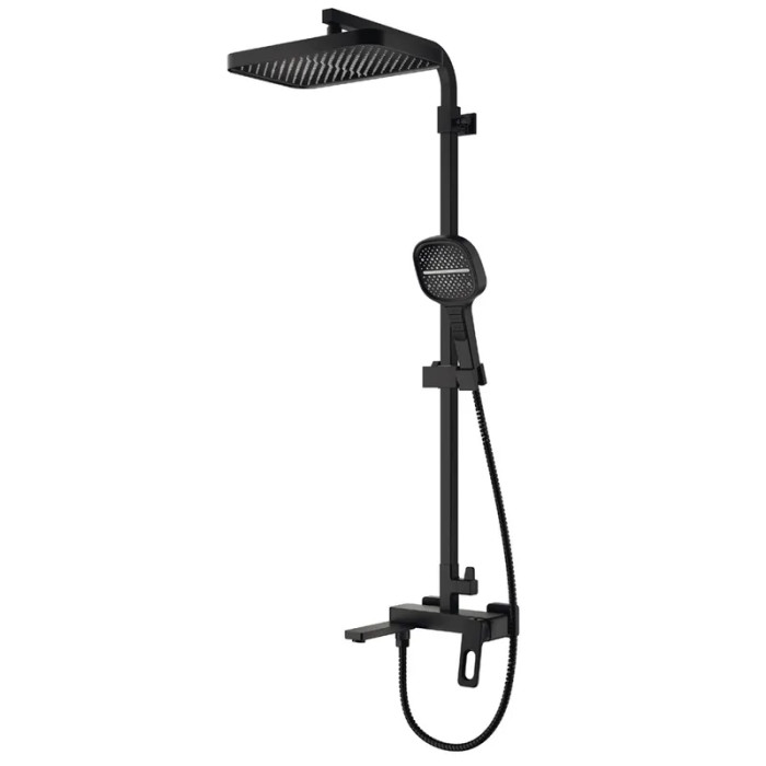 Душова колона Koer KB-56031-05, 3 функції, Чорний матовий (KR5439)