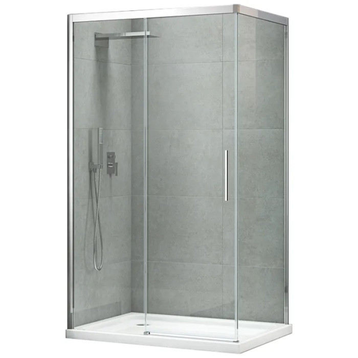 Боковая стенка для душевой кабины Koer SR SW05 90x200 см, прозрачное стекло Easy Clean 6мм, хром (KR5407)