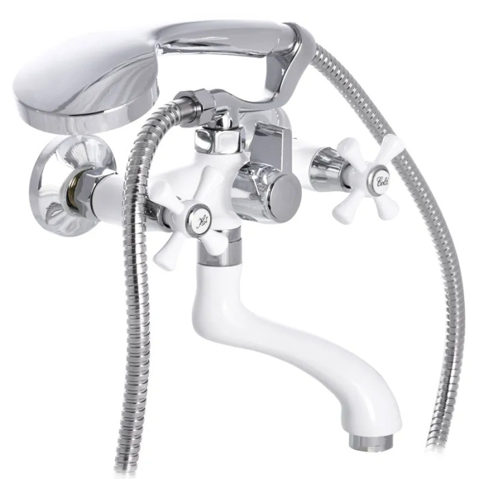 Смеситель для ванны MIXXUS Omega 142 White (MI2769)