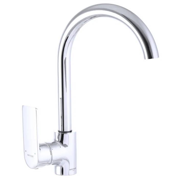 Кухонний змішувач Mixxus Premium Albert високий, поворотний, латунь, хром (MI2873)