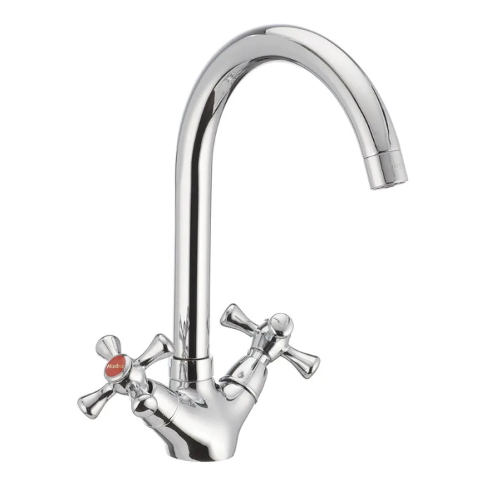 Змішувач для кухні Haiba Smes 275 (HB0378) - Класичний поворотний