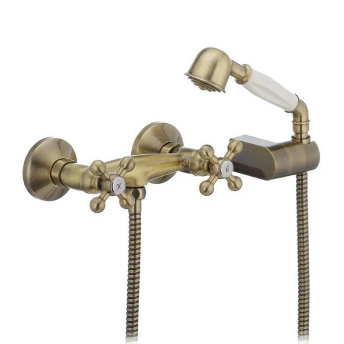 Змішувач для душу Ibergrif Lucca M12052C (IB0058) Бронза, Ретро
