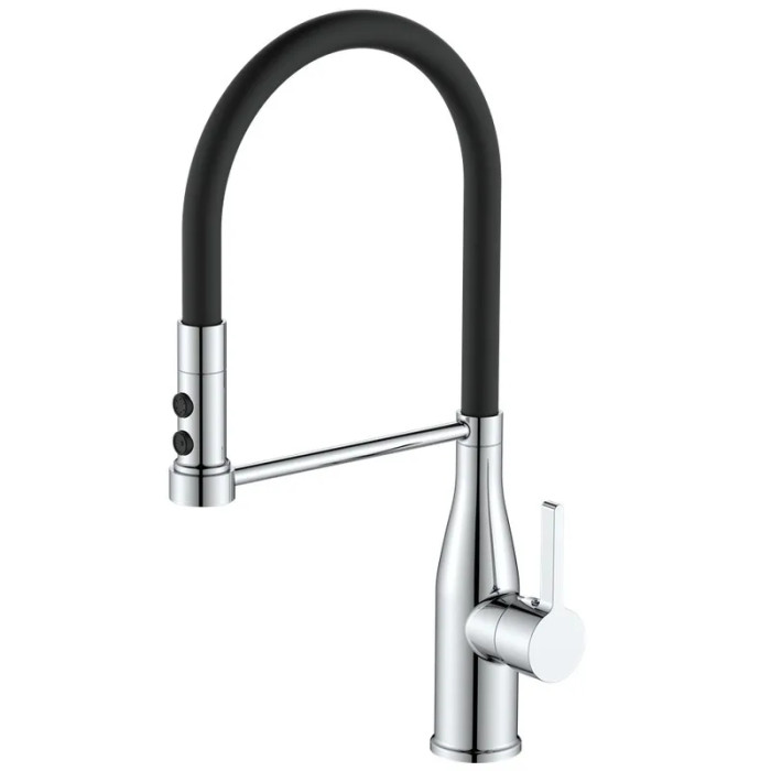Змішувач для кухні Mixxus Premium Summer 017 REFL.BLACK (MI6960)