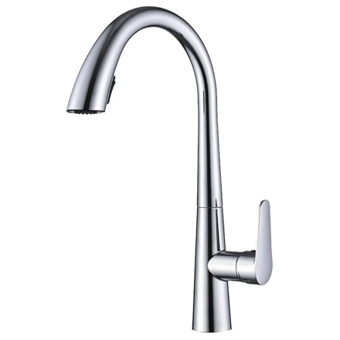Змішувач для кухні Mixxus Premium WARTA 014 з висувним виливом (MI6956)