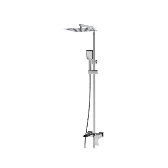 Душова колона KOER KB-58007-01 Водоспад (Хром) (KR3462)