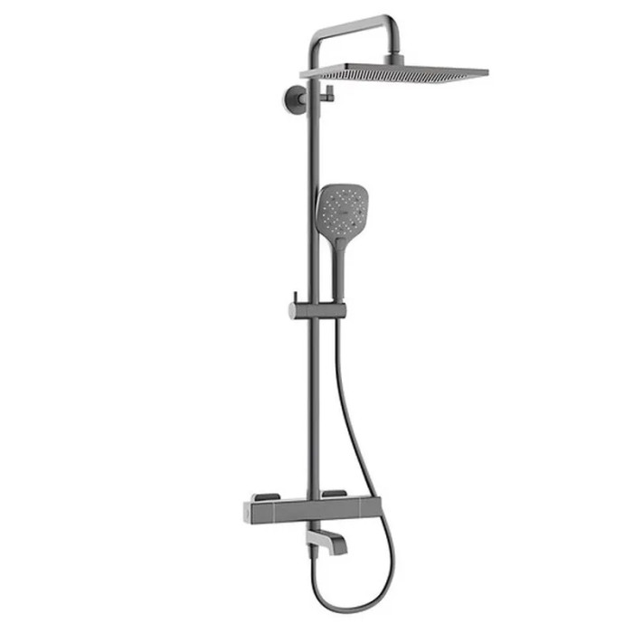 Душевая колонна Koer KB-57011-07 с термостатическим смесителем, 3 функции (KR5217)