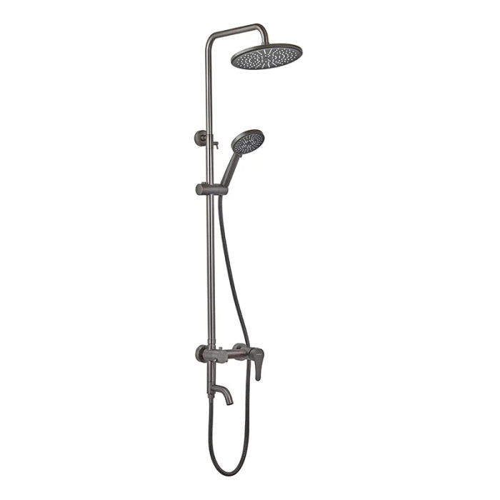 Душова колона Champion зі змішувачем Graphite 170см (CH6165)
