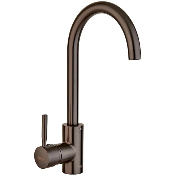 Змішувач для кухні Haiba Hans 011 Graphite високий поворотний (HB4000)