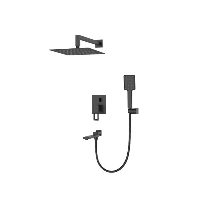Вбудована душова система Koer KB-66009-05 Чорна матова (KR3509)
