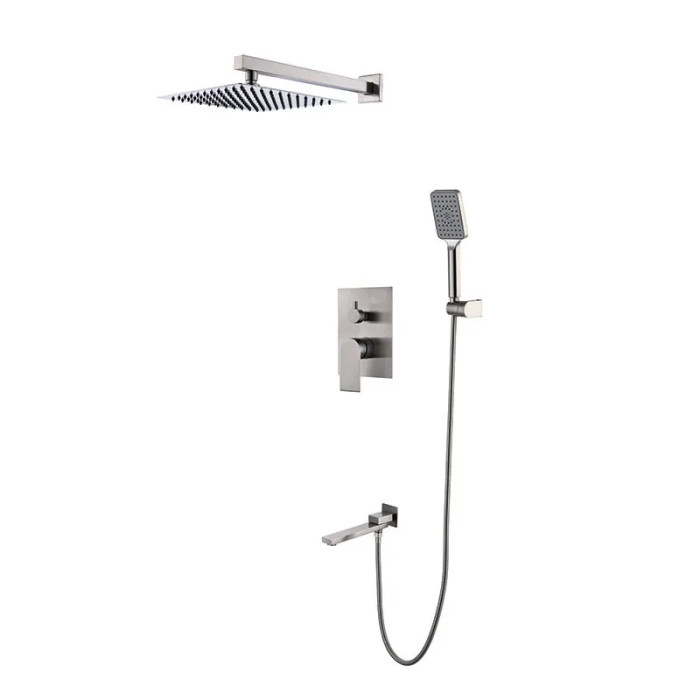 Встраиваемая душевая система Koer KI-66015-02 (нерж. сталь) (KR4785)