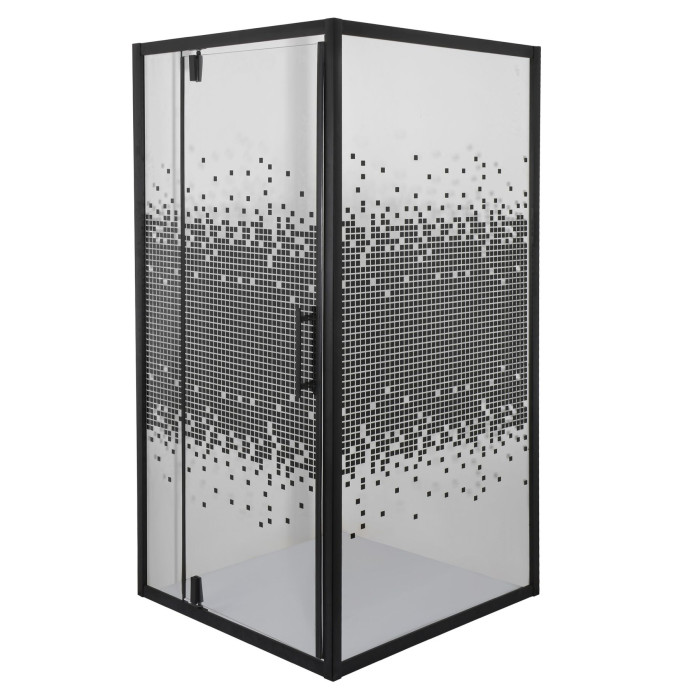 Душова кабіна квадратна без піддона BRAVO MORAVA N90TB.Mosaic (N90B.Mosaic)