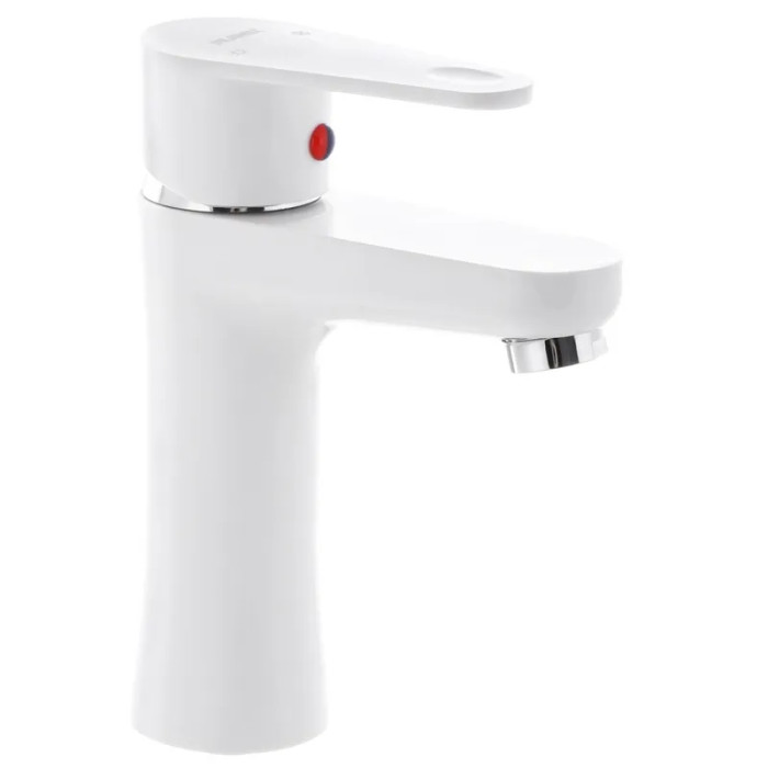 Змішувач для умивальника Plamix Vega-001 White (без підведення) (PM0685)
