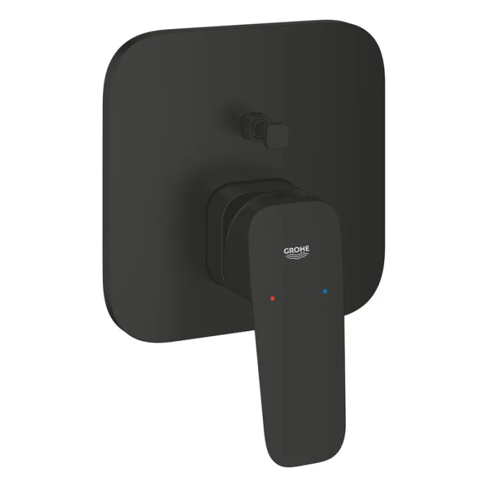 Змішувач одноважільний прихованого монтажу для ванни Grohe Cubeo з перемикачем на 2 положення (1017