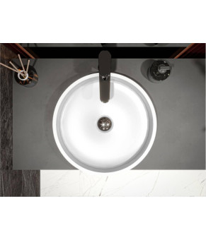 Умивальник Miraggio BERGAMO MIRASTONE BLACK 0002673