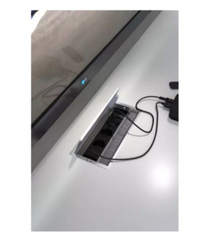 Розетковий блок ASA Блок розеток  Versaframe 3.0 black 3 sockers F+1 USB 5V(A+C)(чорний) 060.40F.00009