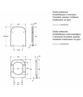 Сиденье MODO KOLO L30112000  