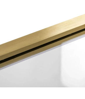 Шторка для ванни Rea Elegant 70x140 brushed gold (REA-W6600)