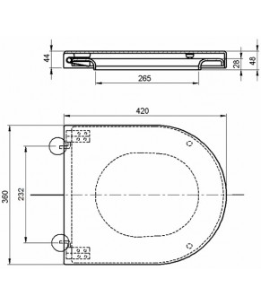 Сиденье Kolo K10115000