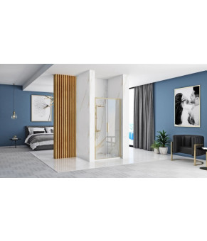 Душові двері Rea Rapid Slide 120x195 brushed gold (REA-K4709)
