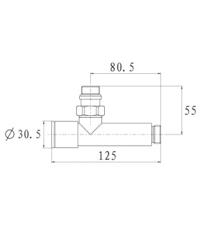 Кран кутовий для рушникосушки Navin Raftec Chrome 1/2х1/2 Chrome 2шт 25-030430-4012