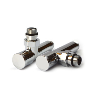 Кран кутовий для рушникосушки Navin Raftec Chrome 1/2х1/2 Chrome 2шт 25-030430-4012