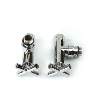 Кран кутовий для рушникосушки Navin Raftec Premium Chrome 1/2х1/2 Chrome 2шт 25-031430-3012