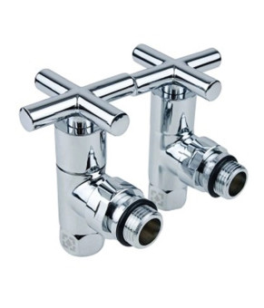Кран кутовий для рушникосушки Navin Raftec Premium Chrome 1/2х1/2 Chrome 2шт 25-031430-3012