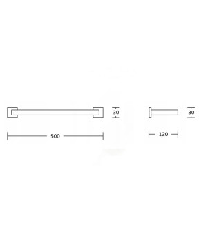 Полиця MEXEN VOX CHROME MEX-707037-00