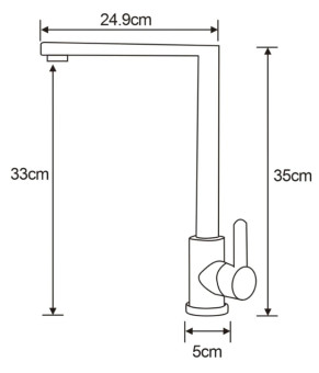 Змішувач MEXEN GINA INOX MEX-672300-99