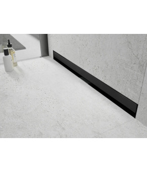 Трап Mexen FLAT WALL 2в1 BLACK 80 см MEX-1730080