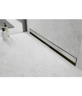 Трап Mexen FLAT WALL 2в1 GOLD 90 см MEX-1530090