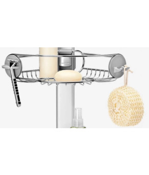 Стойка телескопическая с полочками металлическая Simplehuman BT1062