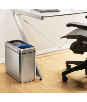 Урна открытая двойная 20л FPP SLIM Simplehuman CW1470