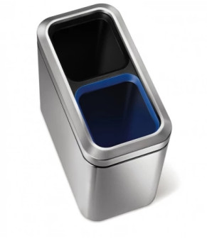 Урна открытая двойная 20л FPP SLIM Simplehuman CW1470