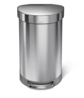 Урна с педалью полукруглая 45л FPP Delux Simplehuman CW2030