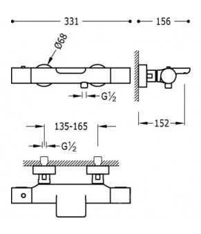 Смеситель Tres Class 205174019