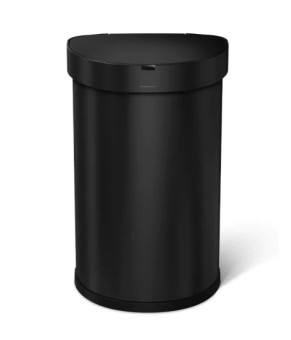 Урна полукруглая сенсорная 45л с карманом для мешков Simplehuman ST2044