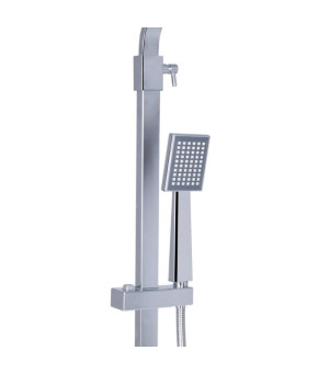 Готове рішення Qtap 13: Стіна Walk-In GLIDE, 120x190 + Душ. система GLICRM2012C844854