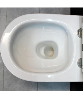 Инсталляция GROHE Rapid SL 38772001+ Унитаз подвесной DUSEL TERI DWHT10202330+ Сидение Slim Soft-Close + Панель смыва Grohe Skate Cosmopolitan (928811)