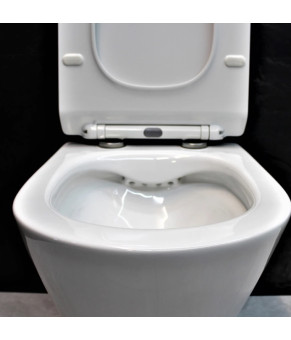 Инсталляция GROHE Rapid SL 38772001+ Унитаз подвесной DUSEL TERI DWHT10202330+ Сидение Slim Soft-Close + Панель смыва Grohe Skate Cosmopolitan (928811)