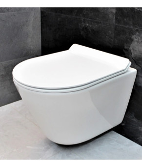 Инсталляция GROHE Rapid SL 38772001+ Унитаз подвесной DUSEL TERI DWHT10202330+ Сидение Slim Soft-Close + Панель смыва Grohe Skate Cosmopolitan (928811)