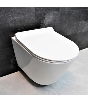 Инсталляция GROHE Rapid SL 38772001+ Унитаз подвесной DUSEL TERI DWHT10202330+ Сидение Slim Soft-Close + Панель смыва Grohe Skate Cosmopolitan (928811)