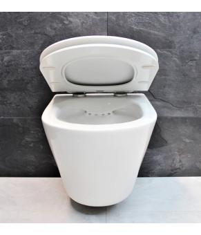Инсталляция GROHE Rapid SL 38772001+ Унитаз подвесной DUSEL TERI DWHT10202330+ Сидение Slim Soft-Close + Панель смыва Grohe Skate Cosmopolitan (928811)