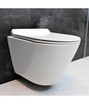 Инсталляция GROHE Rapid SL 38772001+ Унитаз подвесной DUSEL TERI DWHT10202330+ Сидение Slim Soft-Close + Панель смыва Grohe Skate Cosmopolitan (928811)