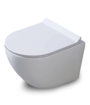 Инсталляция GROHE Rapid SL 38772001+ Унитаз подвесной DUSEL LEVITA + Сидение Slim Soft-Close + Панель смыва Grohe Skate Cosmopolitan (928807)