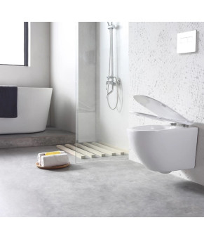 Инсталляция GROHE Rapid SL 38772001+ Унитаз подвесной DUSEL LEVITA + Сидение Slim Soft-Close + Панель смыва Grohe Skate Cosmopolitan (928807)