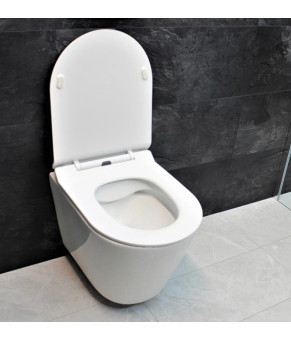 Инсталляция GROHE Rapid SL 38772001+ Унитаз подвесной DUSEL AREZ + Сидение Slim Soft-Close + Панель смыва Grohe Skate Cosmopolitan (928802)