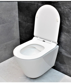 Инсталляция GROHE Rapid SL 38772001+ Унитаз подвесной DUSEL AREZ + Сидение Slim Soft-Close + Панель смыва Grohe Skate Cosmopolitan (928802)