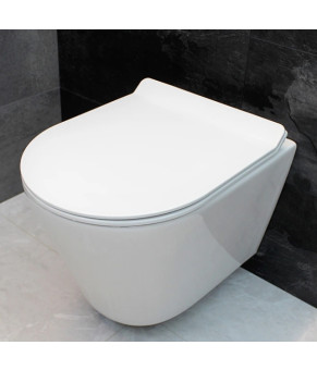 Инсталляция GROHE Rapid SL 38772001+ Унитаз подвесной DUSEL AREZ + Сидение Slim Soft-Close + Панель смыва Grohe Skate Cosmopolitan (928802)